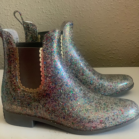 jack rogers rain boots glitter